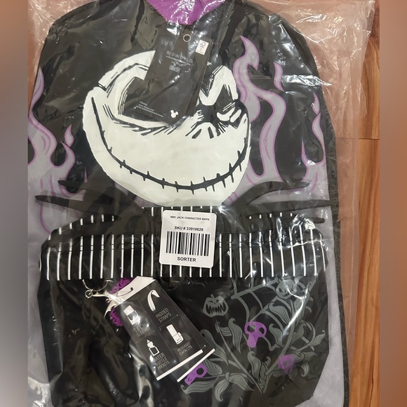 NWT Disney Nightmare before Christmas glow in the dark Jack skellington Backpack - Picture 5 of 5